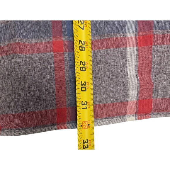 Banana Republic Luxe Flannel Plaid Camden Holiday Button Down Shirt Soft XXL - Picture 12 of 15